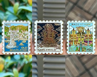 Sellos de Eorzea 5 - ENDWALKER - Pines de esmalte de FFXIV