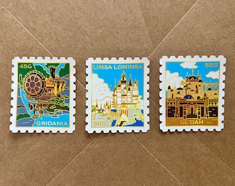 Stamps of Eorzea - FFXIV Stickers Set - Vinyl Waterproof Stickers
