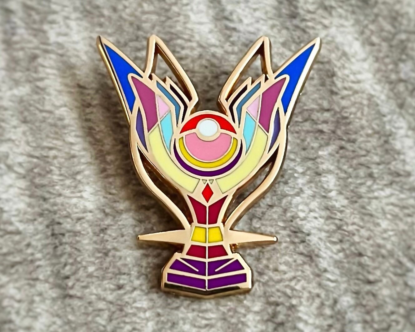 Pokemon Unite Master Rank Trophy Enamel Pin Etsy Uk