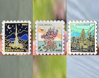 Sellos de Eorzea 4 - SHADOWBRINGERS - Pines de esmalte de FFXIV