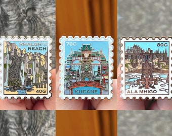 Sellos de Eorzea 3 - STORMBLOOD - Pines de esmalte FFXIV