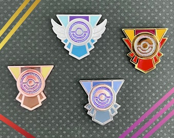 Pokemon GO Battle League Pins- PvP Rank - Hard Enamel