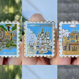 Stamps of Eorzea - FFXIV Enamel Pins