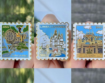 Stamps of Eorzea - FFXIV Enamel Pins