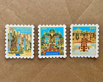 Sellos de Eorzea 3 - STORMBLOOD - Juego de pegatinas FFXIV - Pegatinas de vinilo impermeables