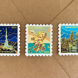 Stamps of Eorzea 4 - SHADOWBRINGERS - FFXIV Aufkleber Set - Wasserfeste Vinylsticker