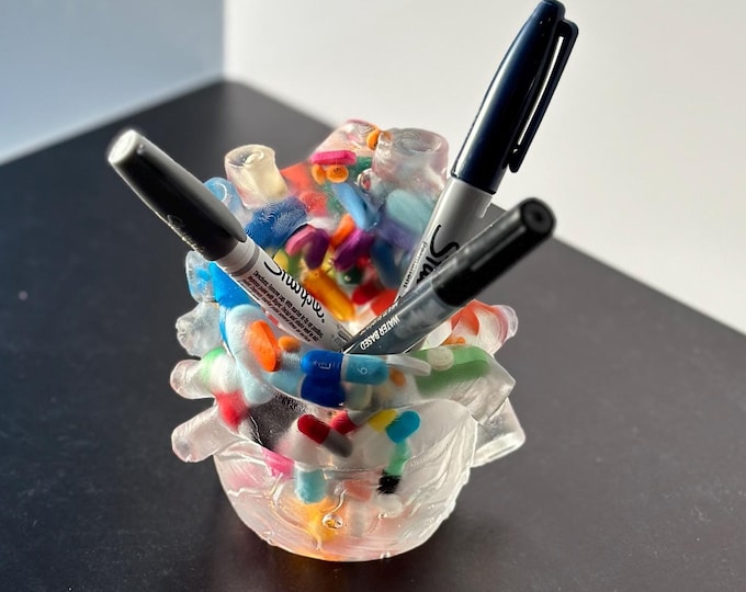 Heart Pen Pencil Holder