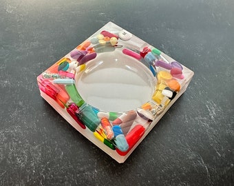 White Chill Pill Ashtray