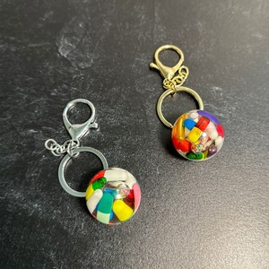 Ball Chill Pill Keychain - Silver or Gold