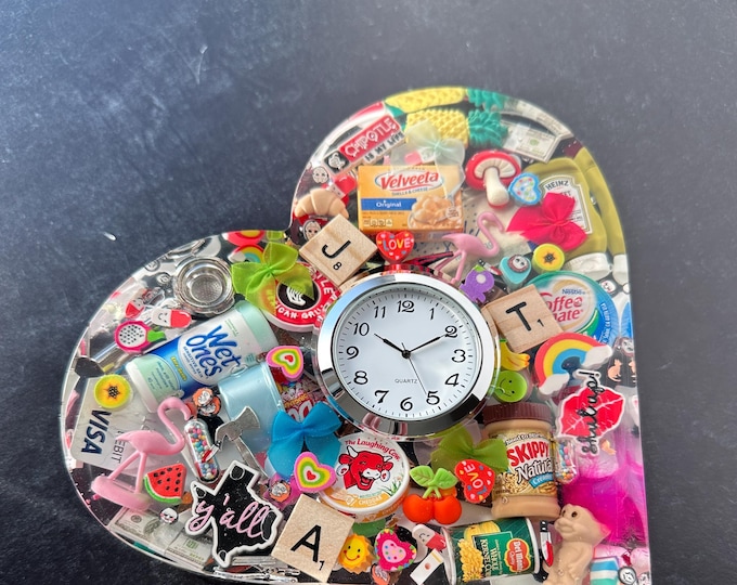 Custom Heart Desk Clock
