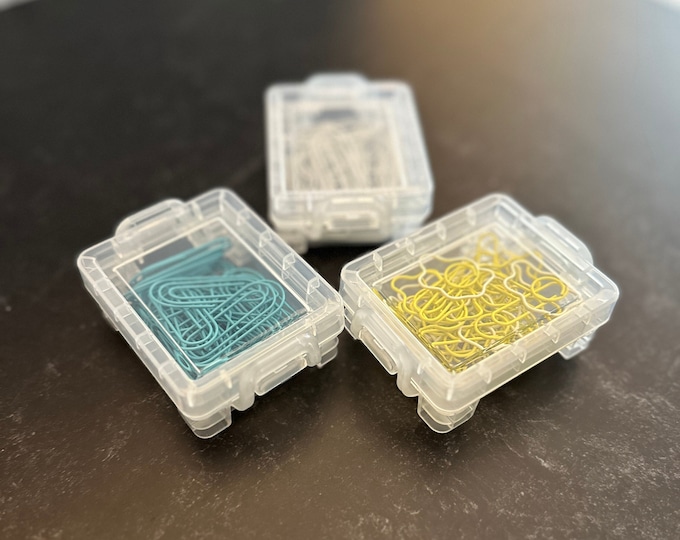 Set of 25 Custom Finer Paperclips - Capsules or Fried Eggs