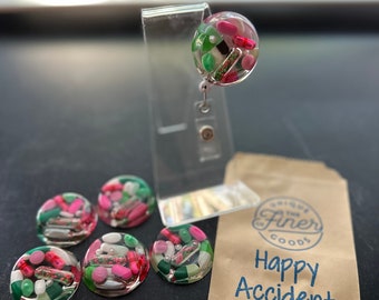 Happy Accident - Watermelon Chill Pill Badge Reel
