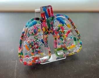 Pulmonary Clear Chill Pill Ashtray With Sprinkles