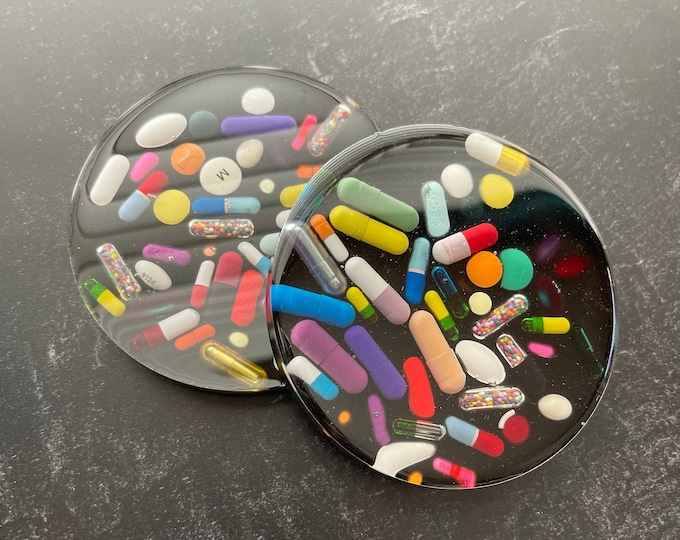 Black Chill Pill Coaster (Single)