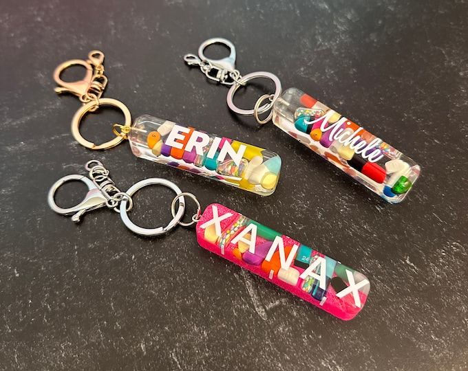 Customizable Mini Chill Pill Keychain
