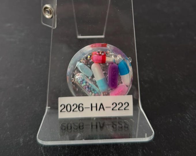 Ready to Ship Happy Accidents Pastel Badge Reel (Single) 2026-HA-222