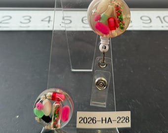 Ready to Ship Happy Accidents Small Watermelon Sugar Badge Reel (Single) 2026-HA-228