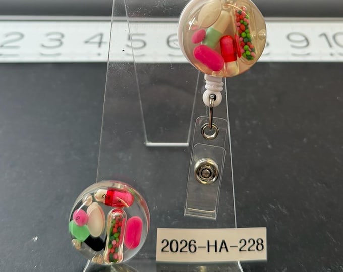 Ready to Ship Happy Accidents Small Watermelon Sugar Badge Reel (Single) 2026-HA-228