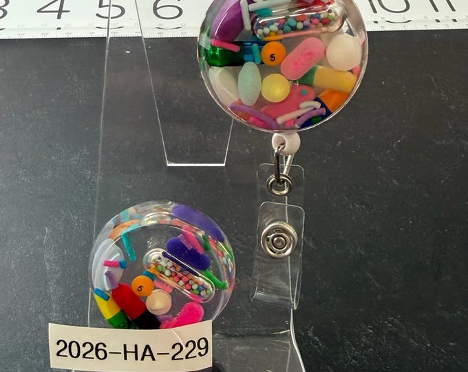 Ready to Ship Happy Accidents Colorful with Sprinkles Badge Reel (Single) 2026-HA-229
