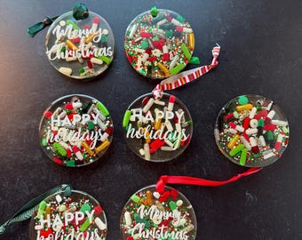 Ready to Ship Happy Accident - Large Festive Single Ornament