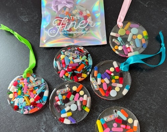 Clear Chill Pill Gift Ornament (single)