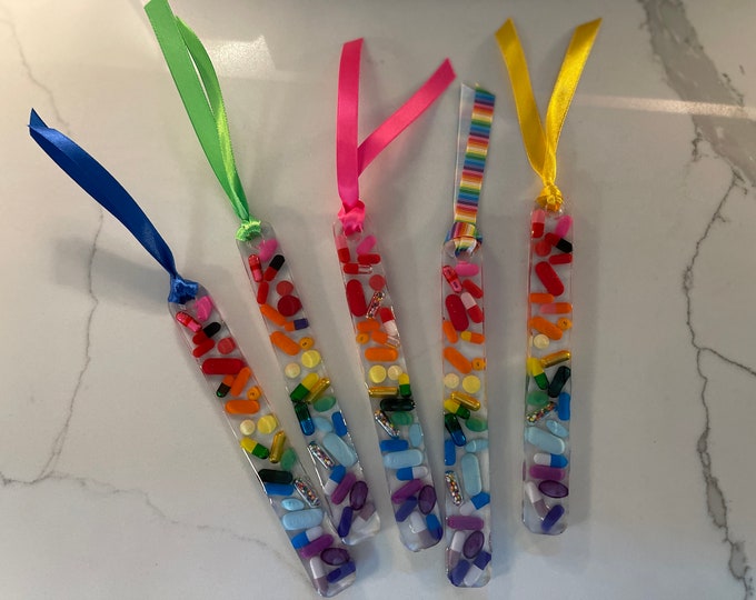 Rainbow Chill Pill Bookmark