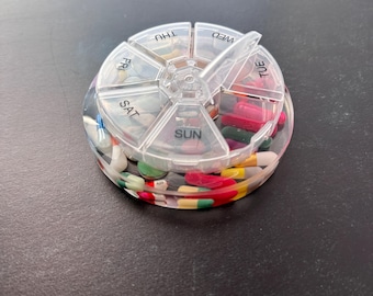 Round Pill Organizer (Single)