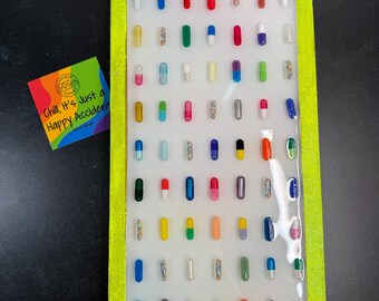 Ready to Ship Happy Accidents - Framed Grid Pill Art 8x16 2026-HA-622