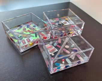 Pastel Deluxe Chill Pill 4x4 Stacking Catch-All (Single)