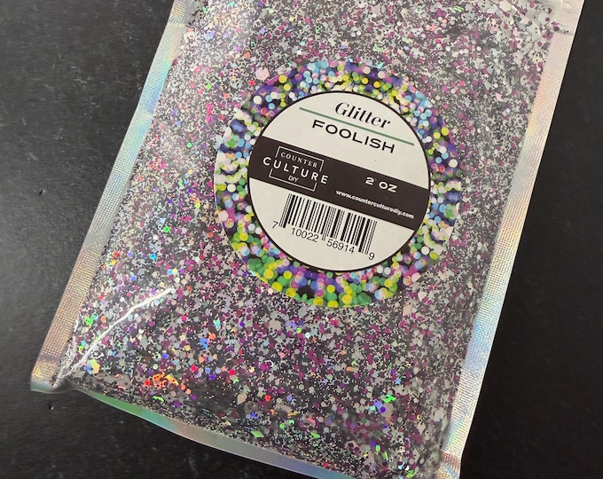 Ready to Ship Happy Accident - 2oz Foolish Glitter Pouch 2026-HA-175