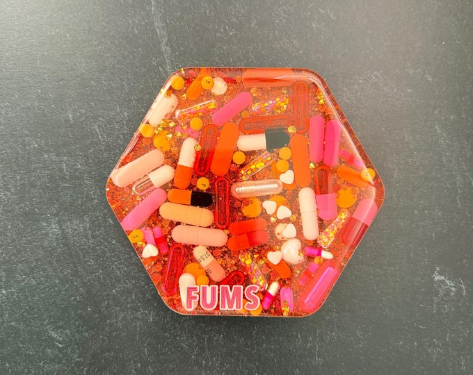 One & Done FUMS Hexagon Coaster (Single)