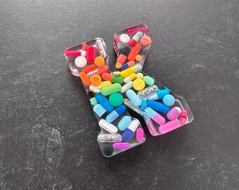 Rainbow 4" Standing Chill Pill Desk Letters (Single)