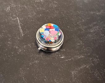 Colorful with Sprinkles Chill Pill Holder (Metal)