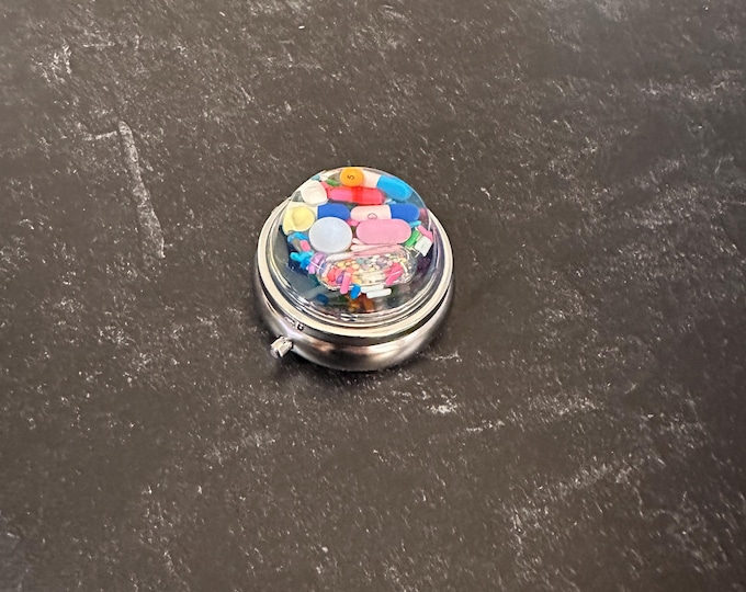 Colorful with Sprinkles Chill Pill Holder (Metal)