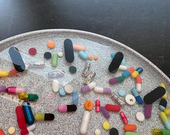 Happy Accident Large Round Tray/Clock - 2025-224 to 2025-228