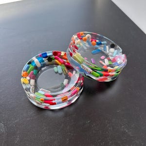 Round Clear Chill Pill Ashtray (single)