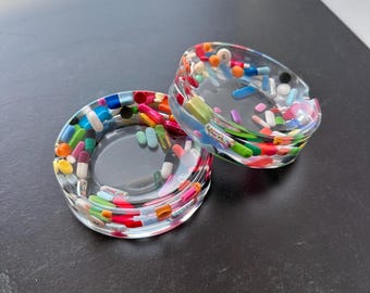 Round Clear Chill Pill Ashtray (single)