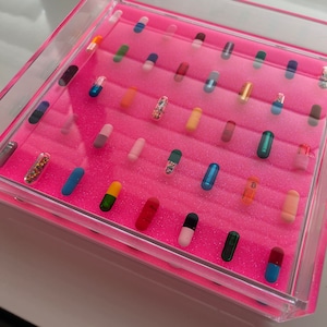 Custom 7.5&quot;x7.5&quot; Chill Pill Resin Art