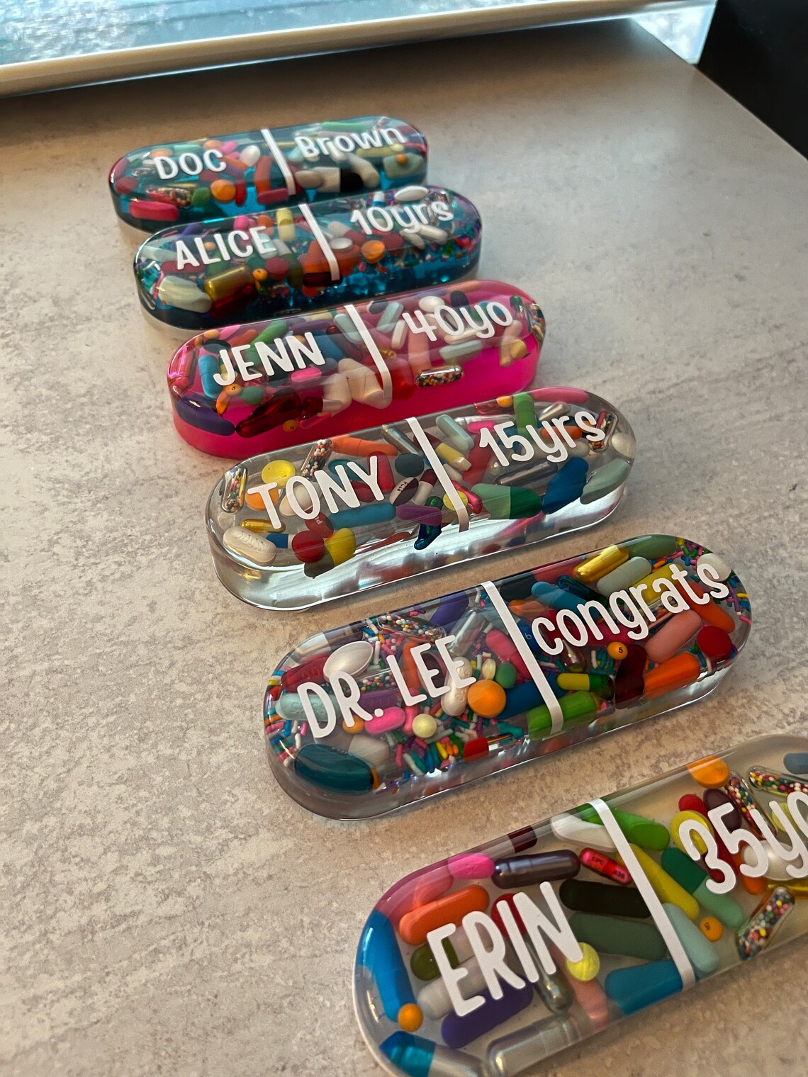 Customizable Capsule Paperweight Etsy