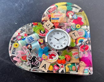 Custom Heart Desk Clock