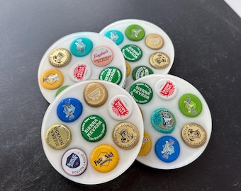 Happy Accident Coaster - Bottle Caps (single)