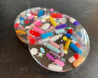 Finer Branded Pill Coaster (Single)