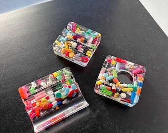 Clear Chill Pill Pen Holder (Single)