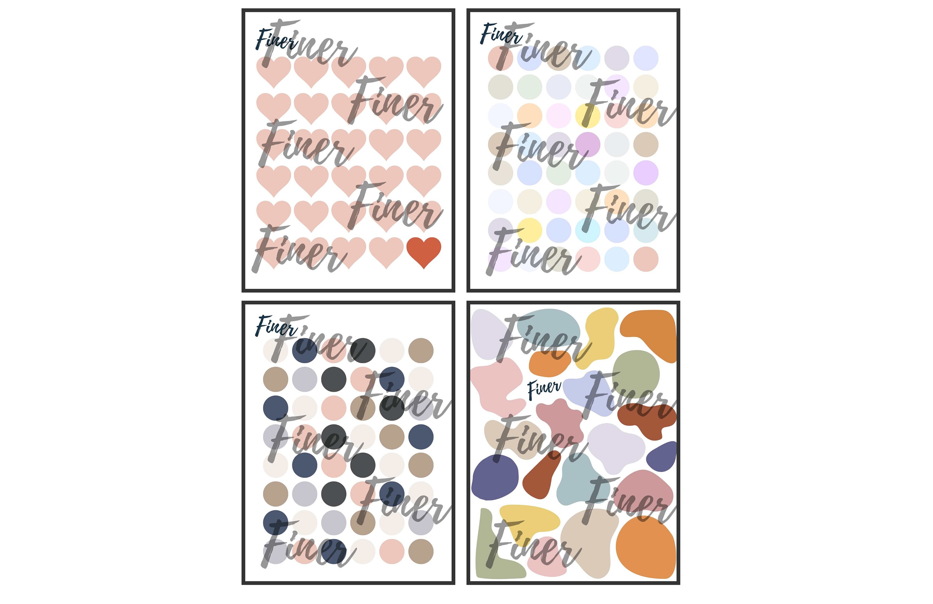 Assorted Sticker Sheets Four Sheet Pack Etsy