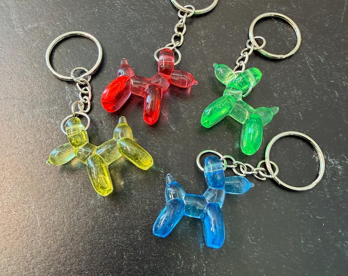 Balloon Dog Keychains (Pack of 4)