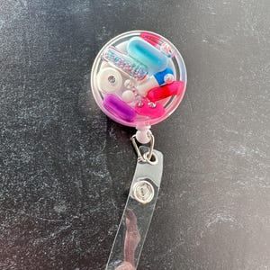 Pastel Chill Pill Badge Reel