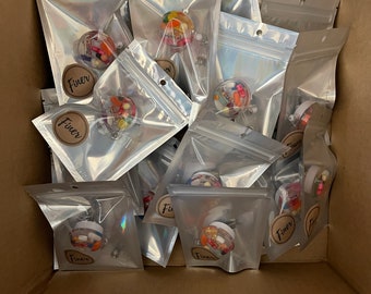 Box of 25 Colorful Badge Reels (with Sprinkles)