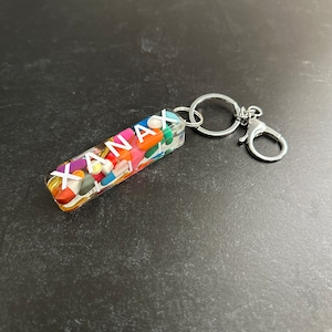 Mini Xanax Keychain - Silver or Gold