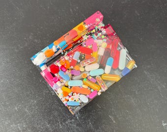 Clear Chill Pill Business Card Holder - Finer Colors