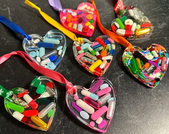 Heart Pill Ornament